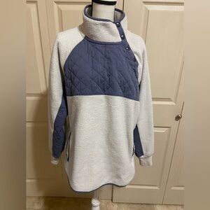 Abercrombie & Fitch XL Cream Sherpa Sweatshirt